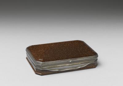 图片[3]-Silver aventurine-and-glass inlaid snuff box, 18th century, Europe-China Archive